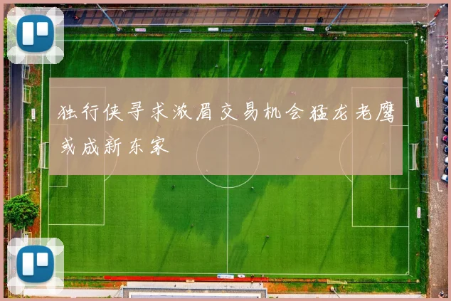 独行侠寻求浓眉交易机会猛龙老鹰或成新东家